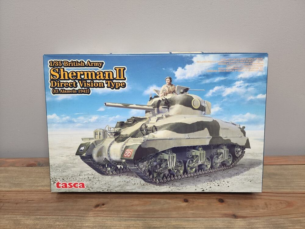 ASU35014 1:35 Asuka British Army Sherman II Direct Vision Type (El Alamein 1942)